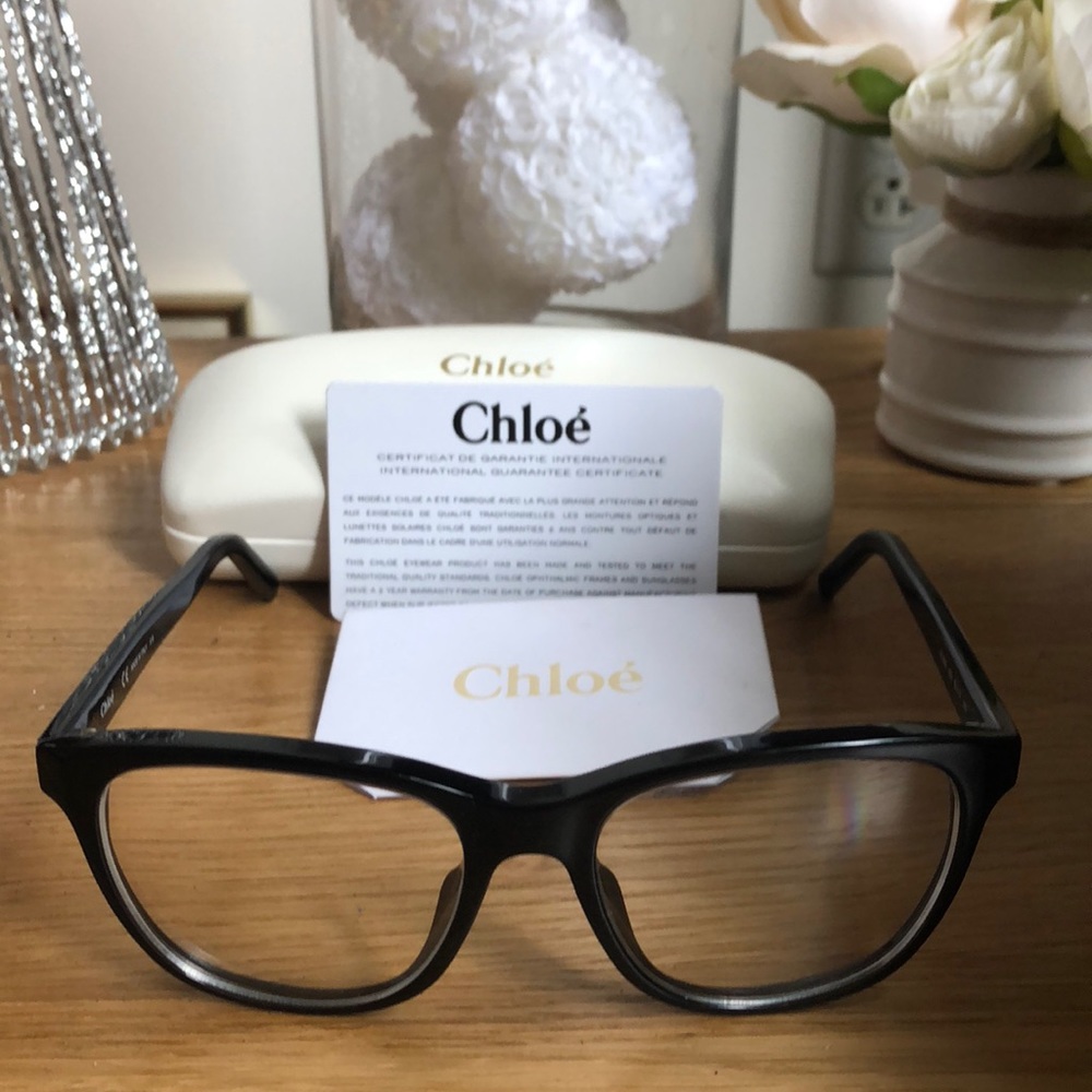 Chloe Italian Authentic Eyeglasses Black